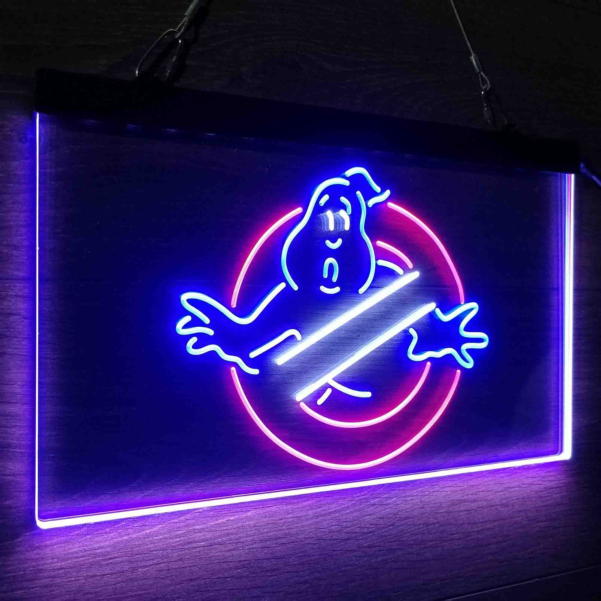 Ghostbusters No Ghosts Neon LED Sign 3 Colors