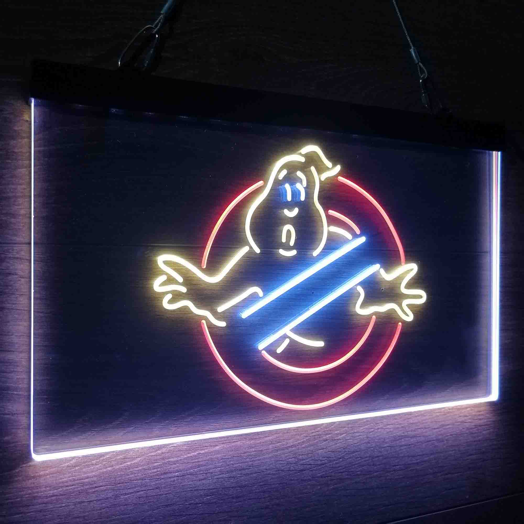 Ghostbusters No Ghosts Neon LED Sign 3 Colors