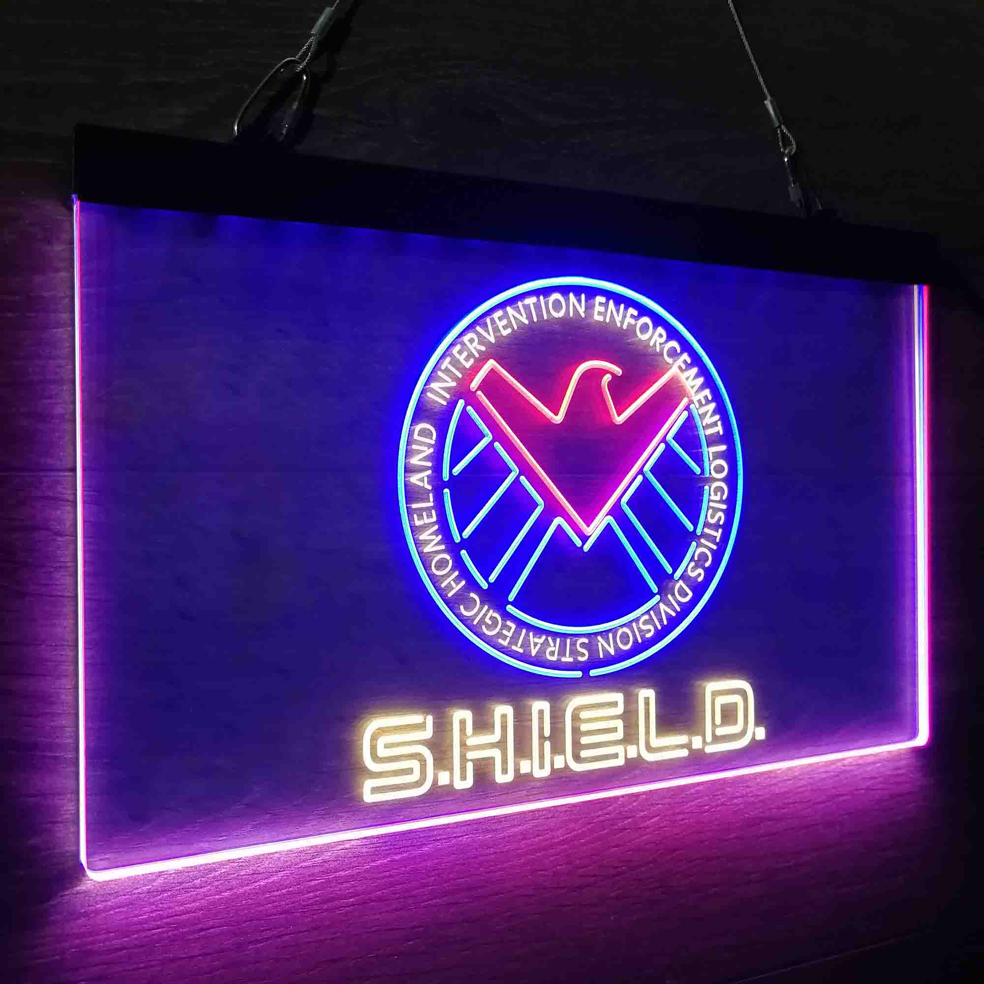 Agents of S.H.I.E.L.D. Neon LED Sign 3 Colors