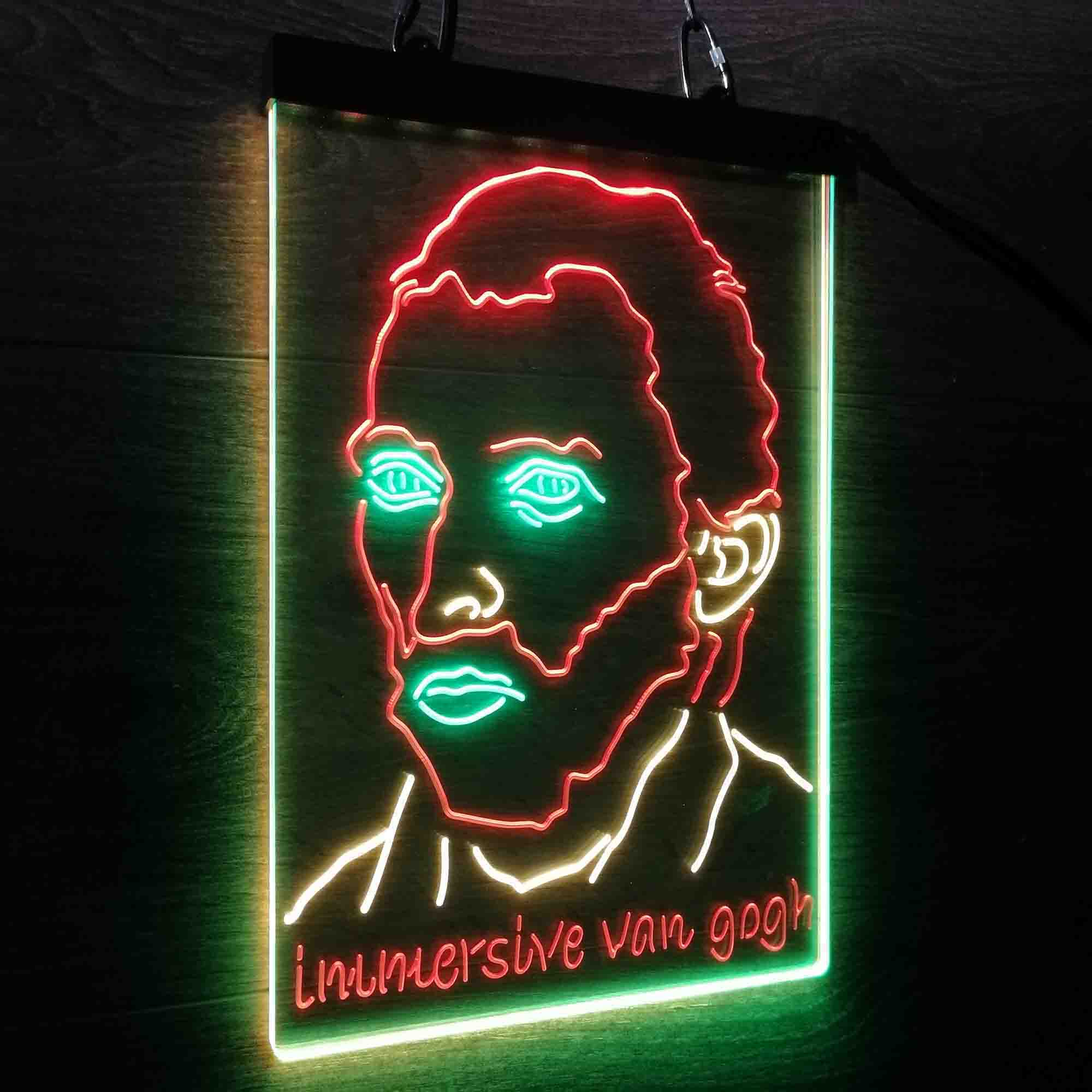 Van Gogh Self Portrait Neon LED Sign 3 Colors