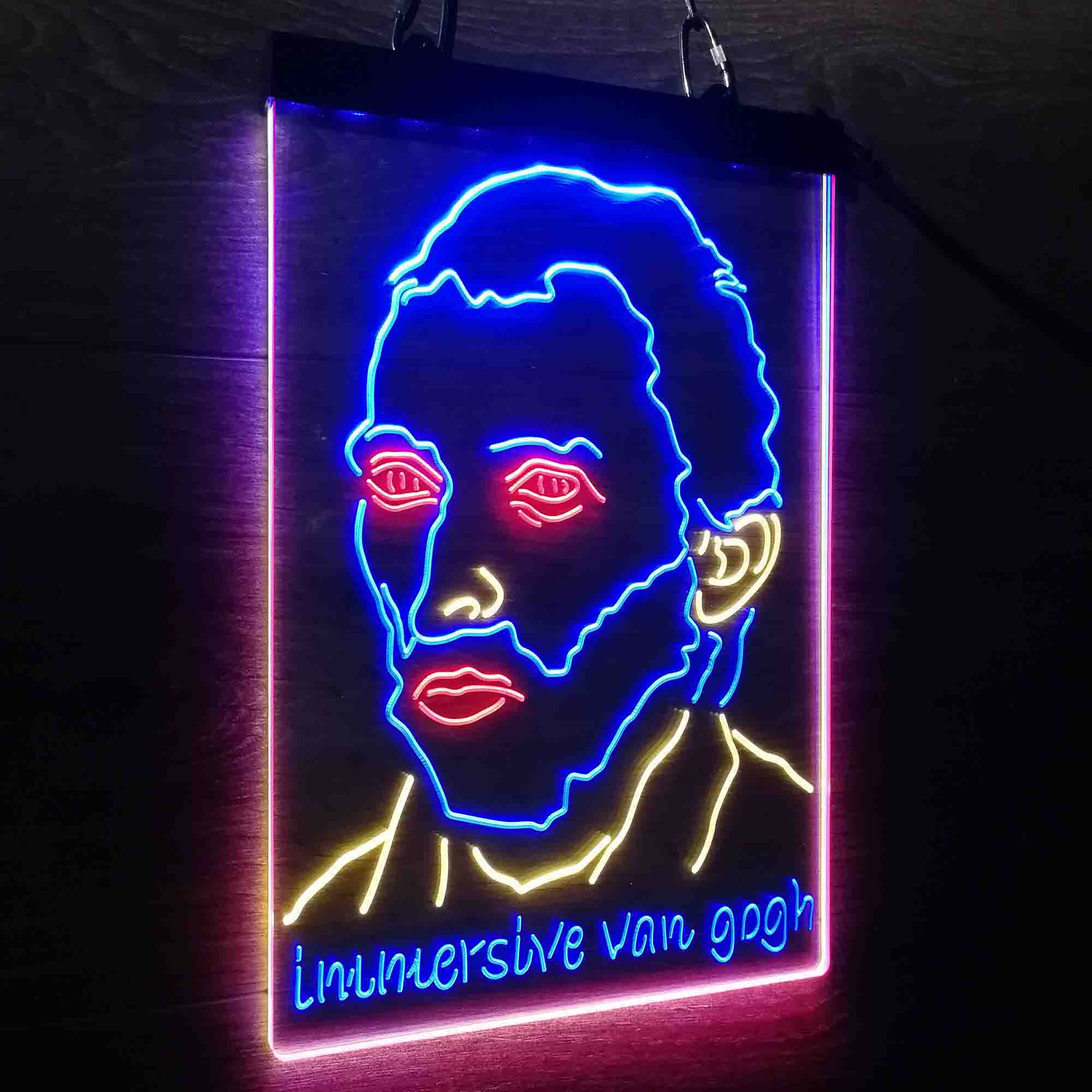 Van Gogh Self Portrait Neon LED Sign 3 Colors