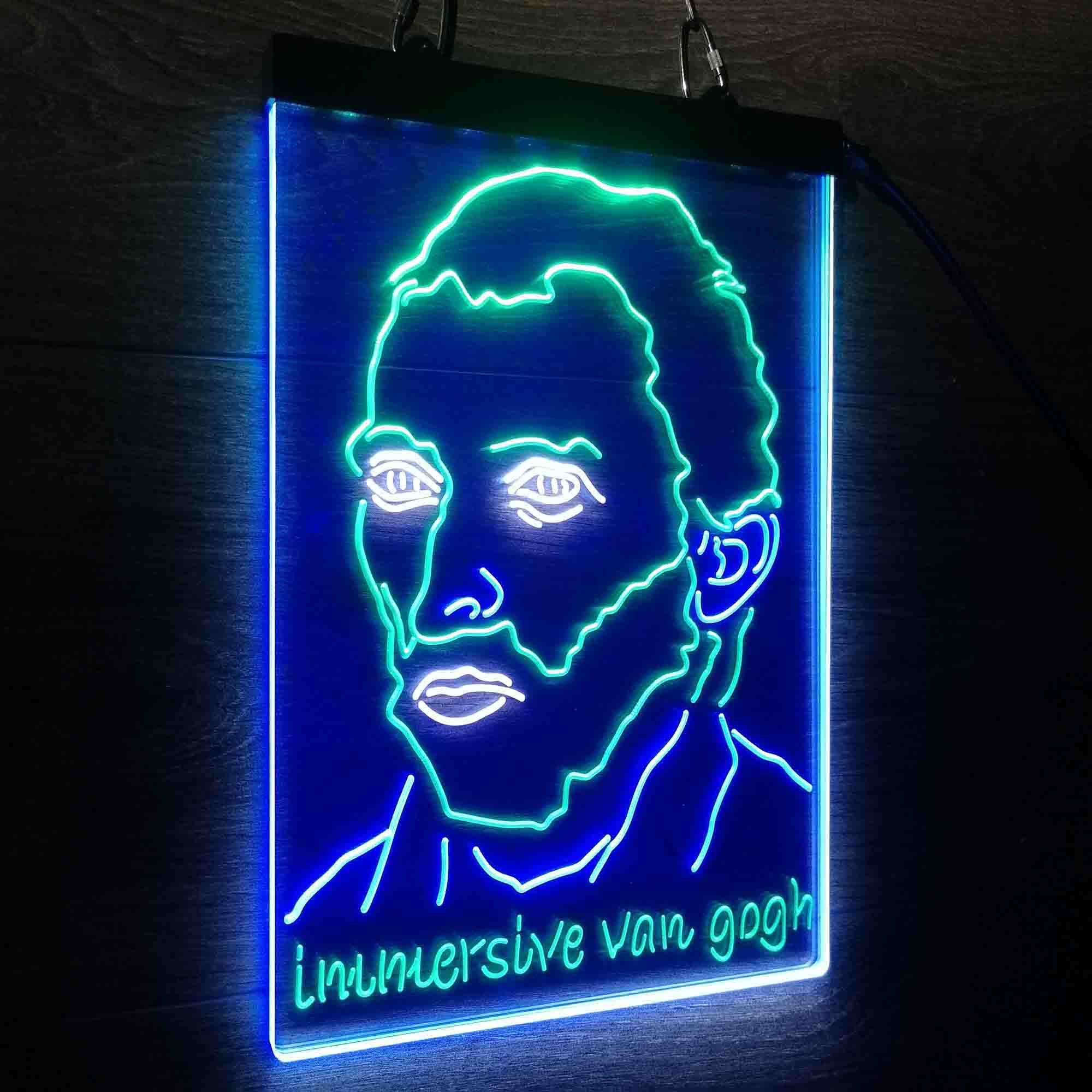 Van Gogh Self Portrait Neon LED Sign 3 Colors