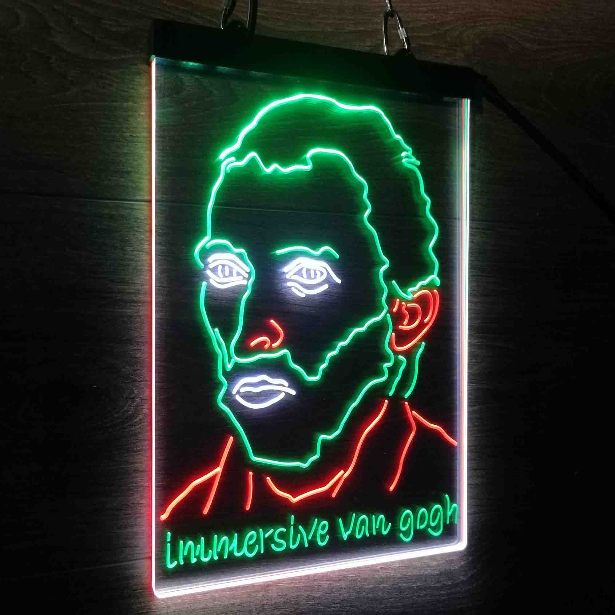 Van Gogh Self Portrait Neon LED Sign 3 Colors