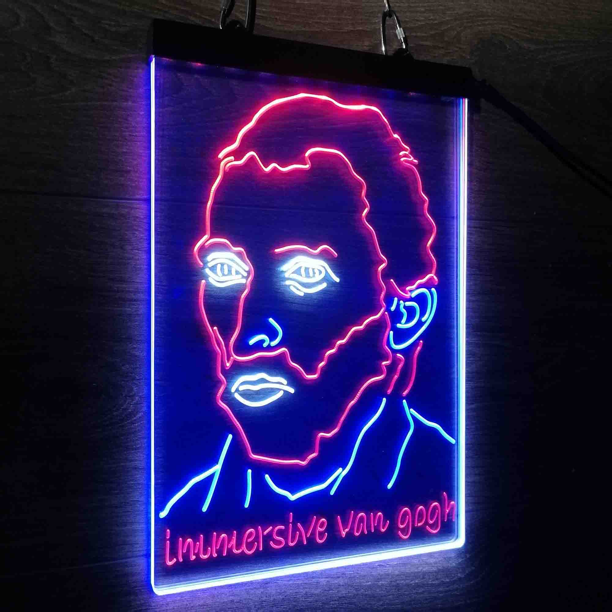 Van Gogh Self Portrait Neon LED Sign 3 Colors