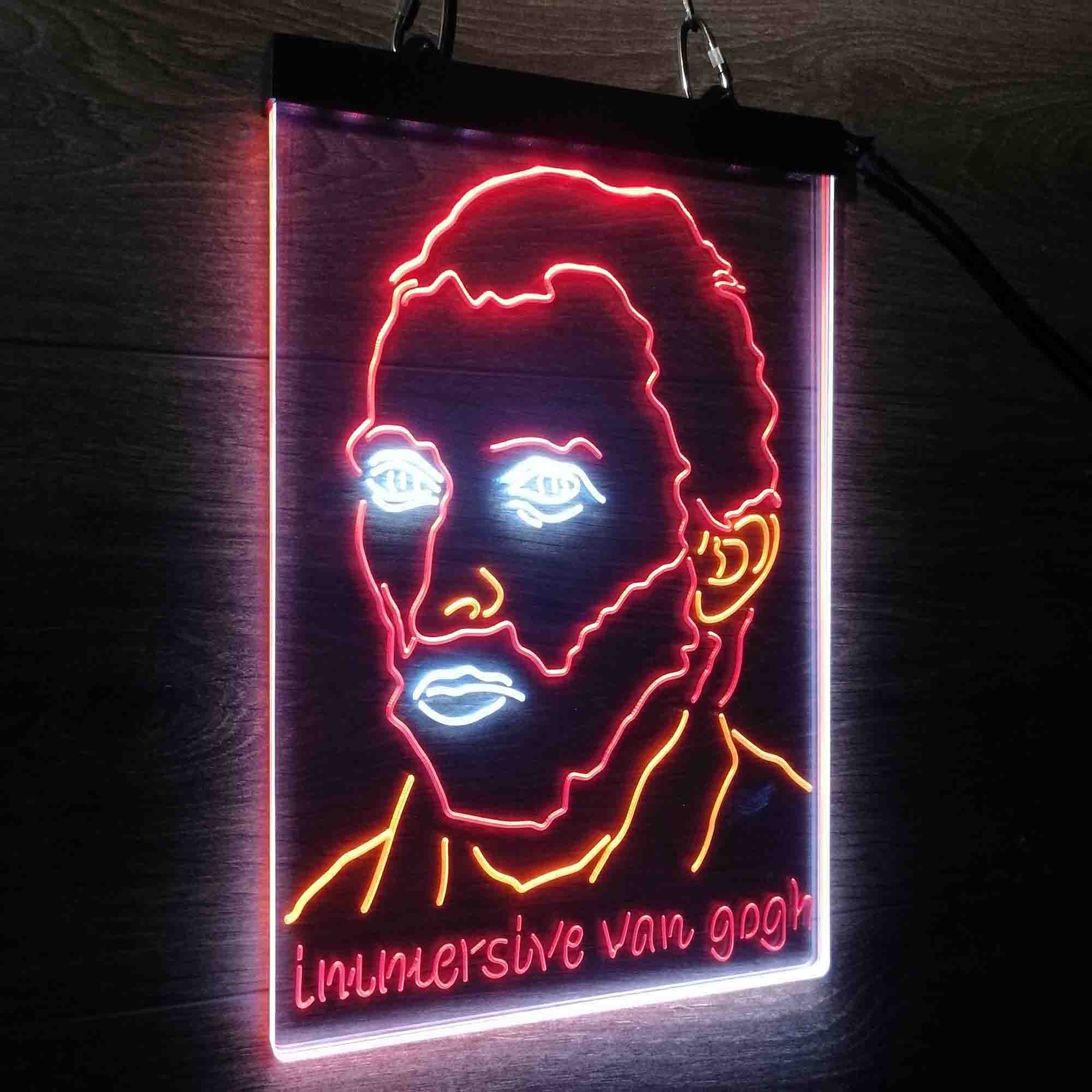 Van Gogh Self Portrait Neon LED Sign 3 Colors