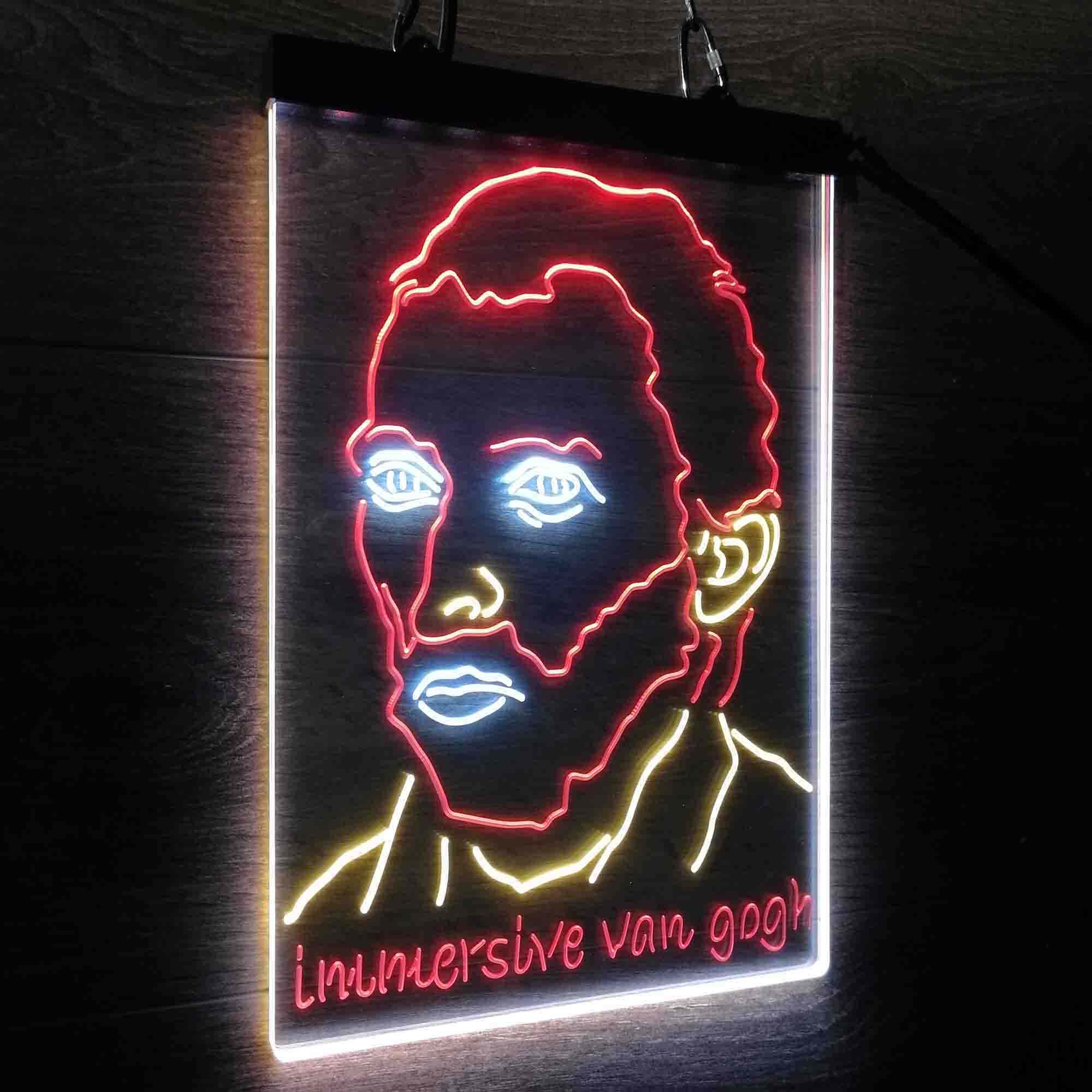 Van Gogh Self Portrait Neon LED Sign 3 Colors