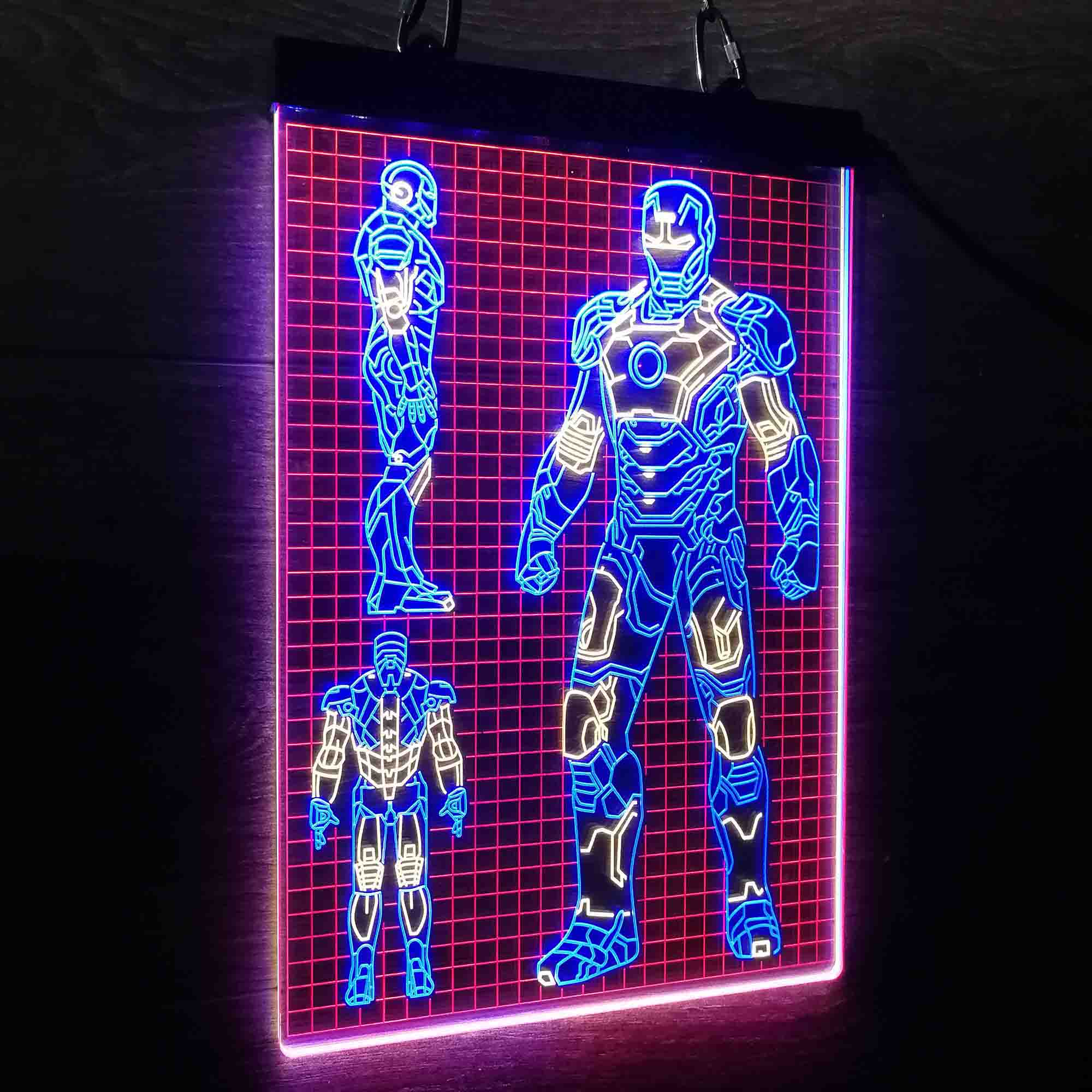 Avengers Iron Man Neon LED Sign 3 Colors