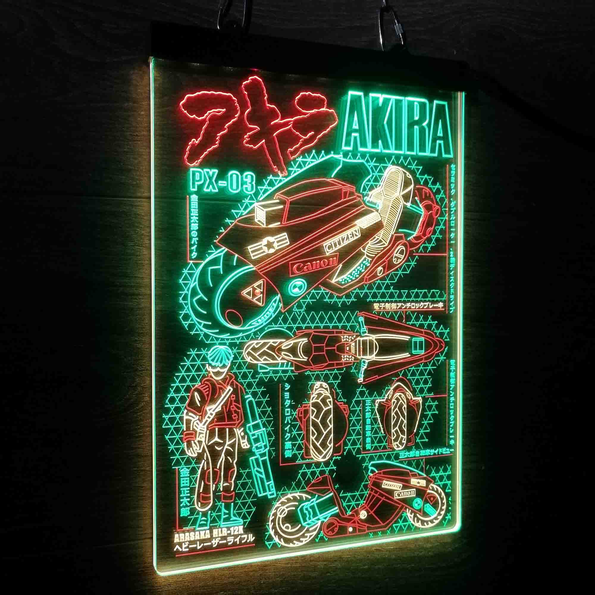 Akira PX-03 Neon LED Sign 3 Colors