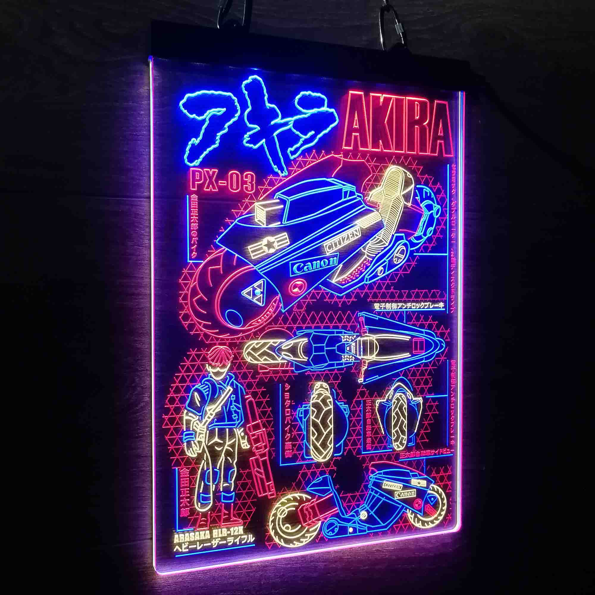 Akira PX-03 Neon LED Sign 3 Colors