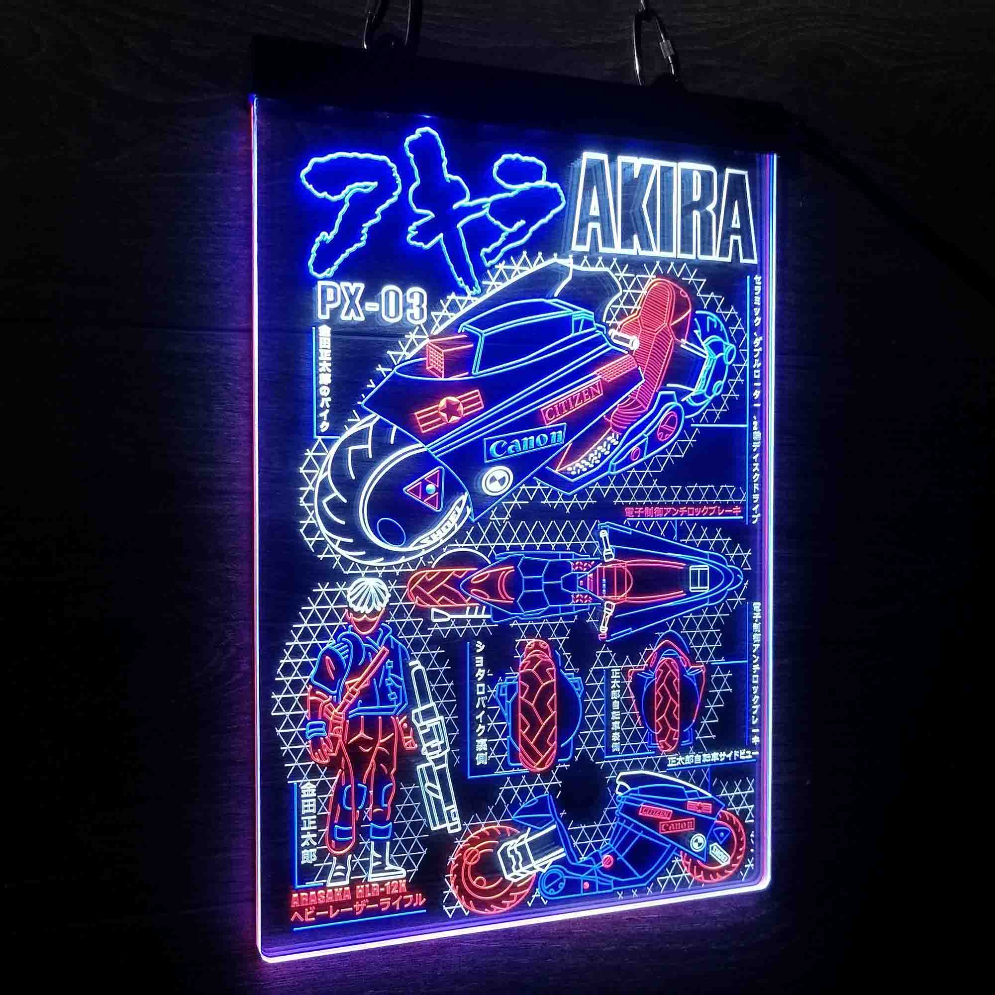 Akira PX-03 Neon LED Sign 3 Colors