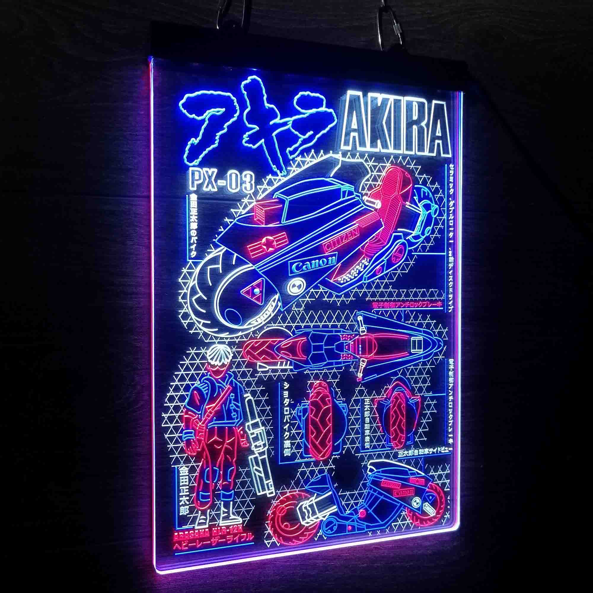 Akira PX-03 Neon LED Sign 3 Colors