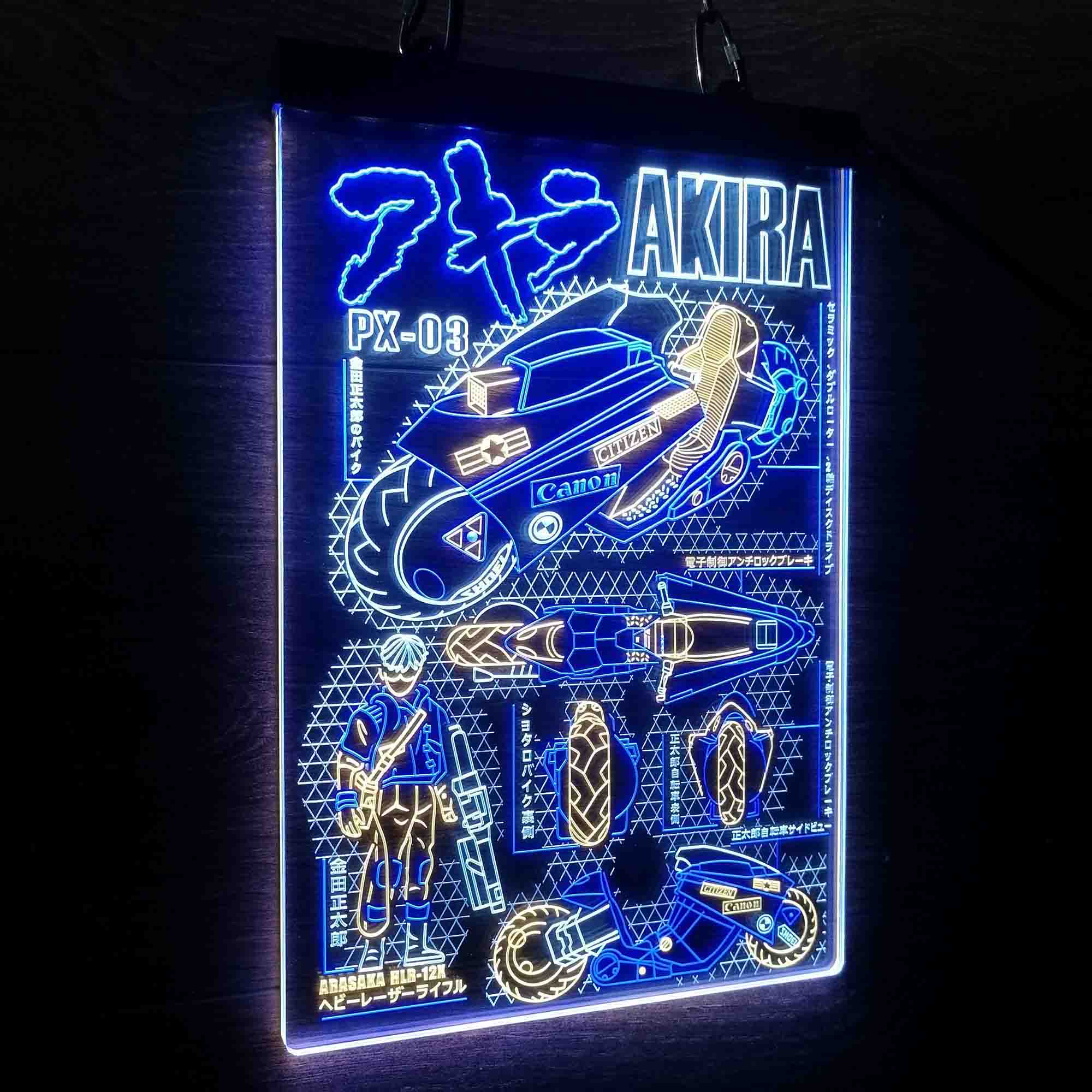 Akira PX-03 Neon LED Sign 3 Colors