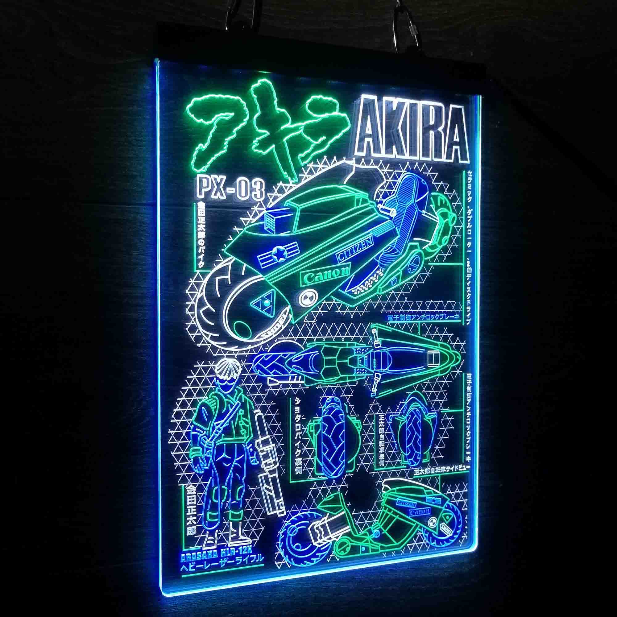 Akira PX-03 Neon LED Sign 3 Colors