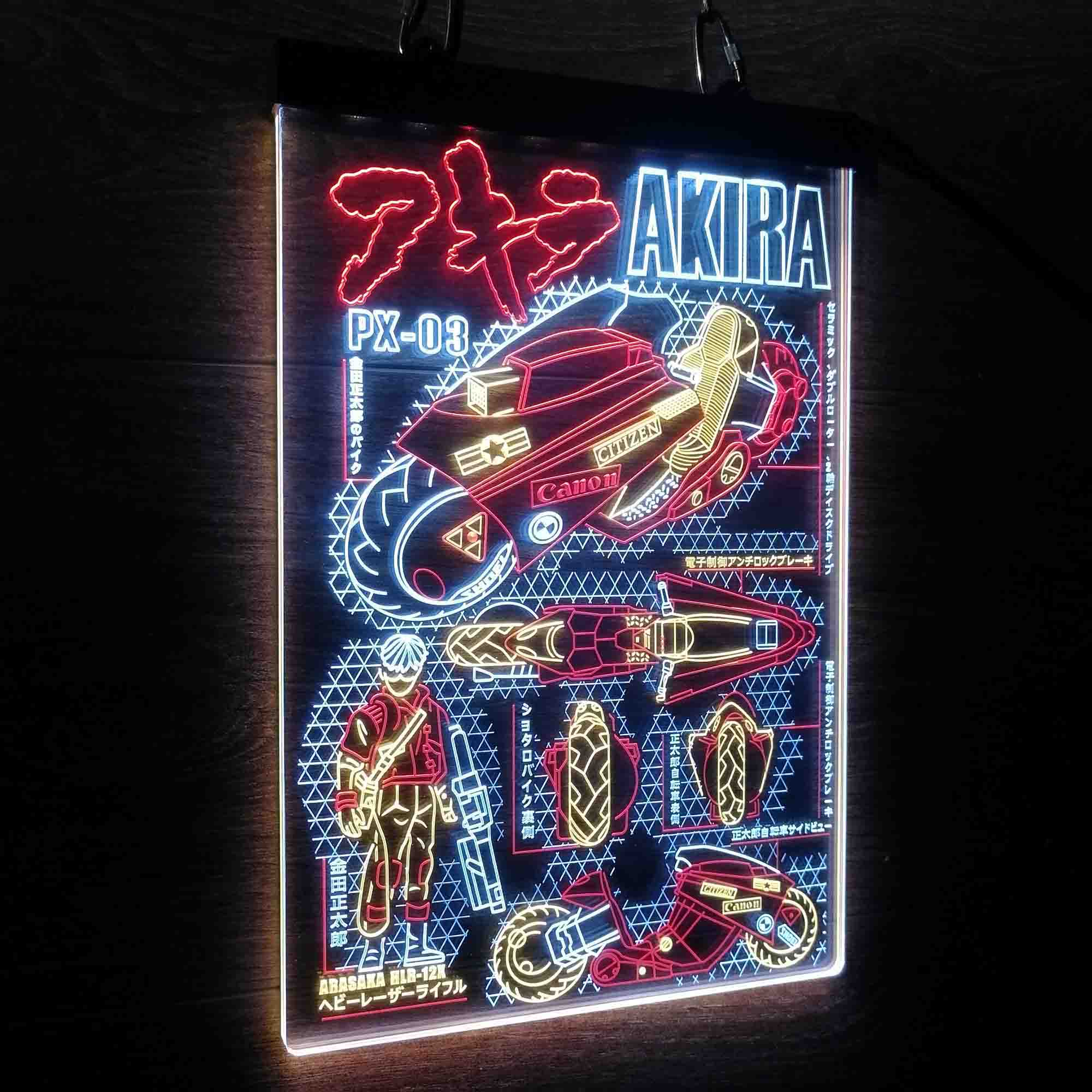 Akira PX-03 Neon LED Sign 3 Colors