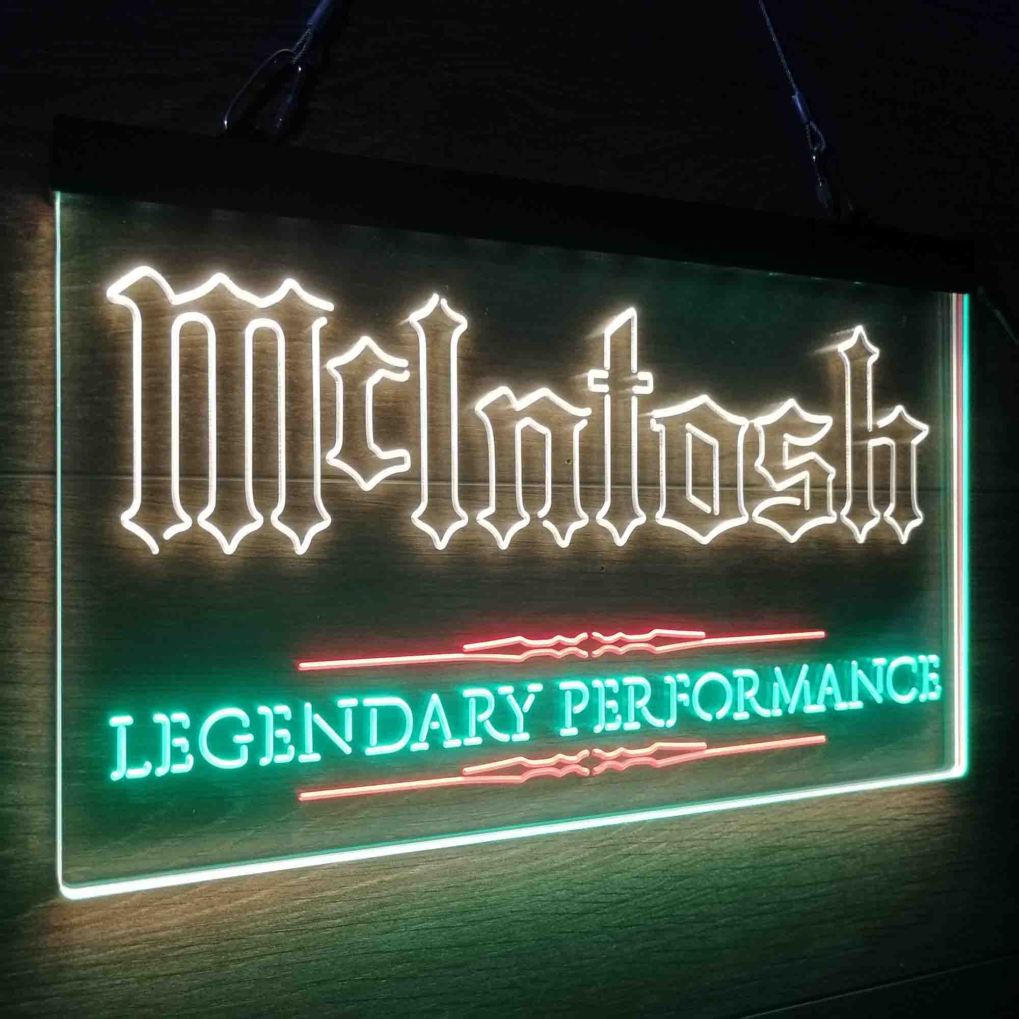 Mcintosh Neon LED Sign 3 Colors