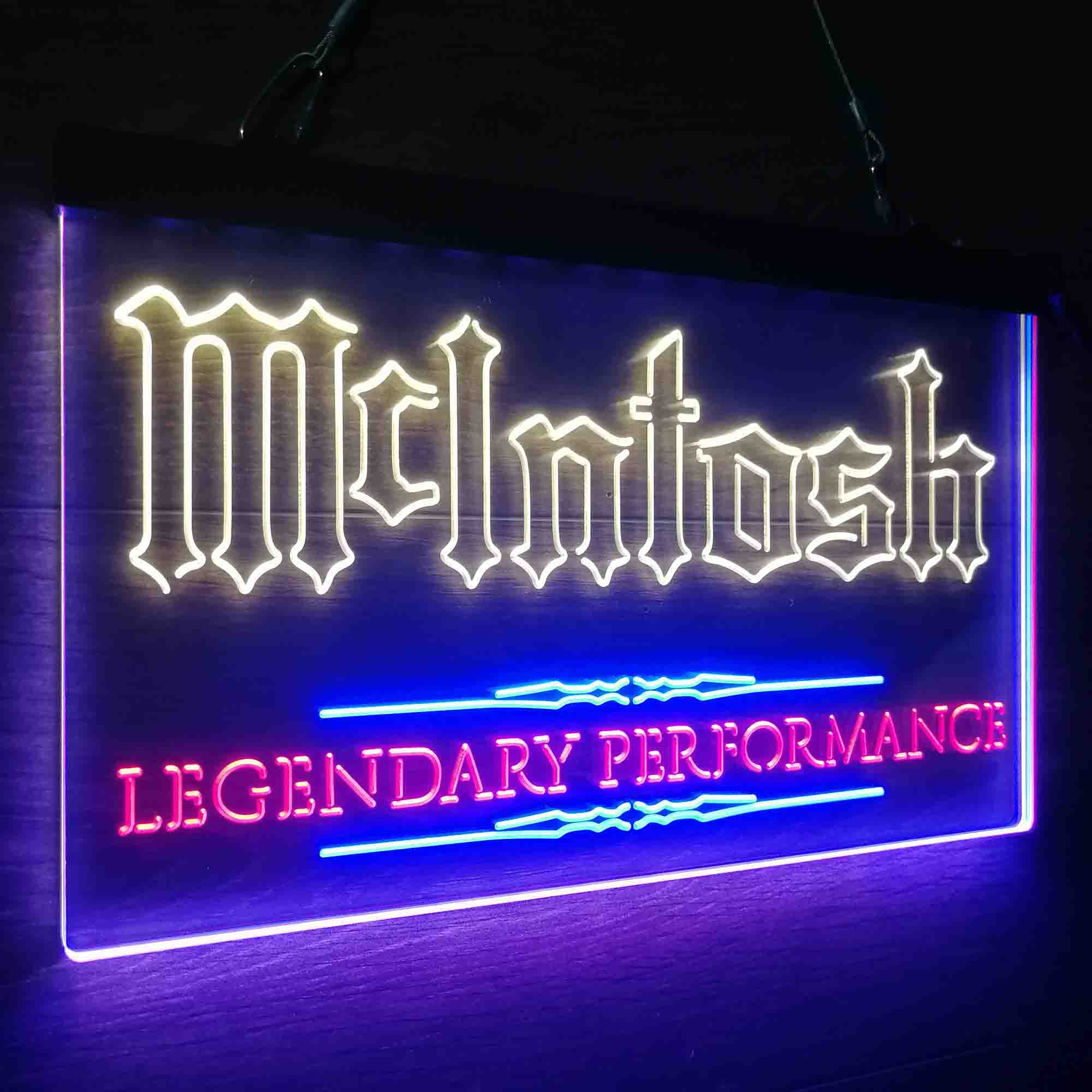 Mcintosh Neon LED Sign 3 Colors