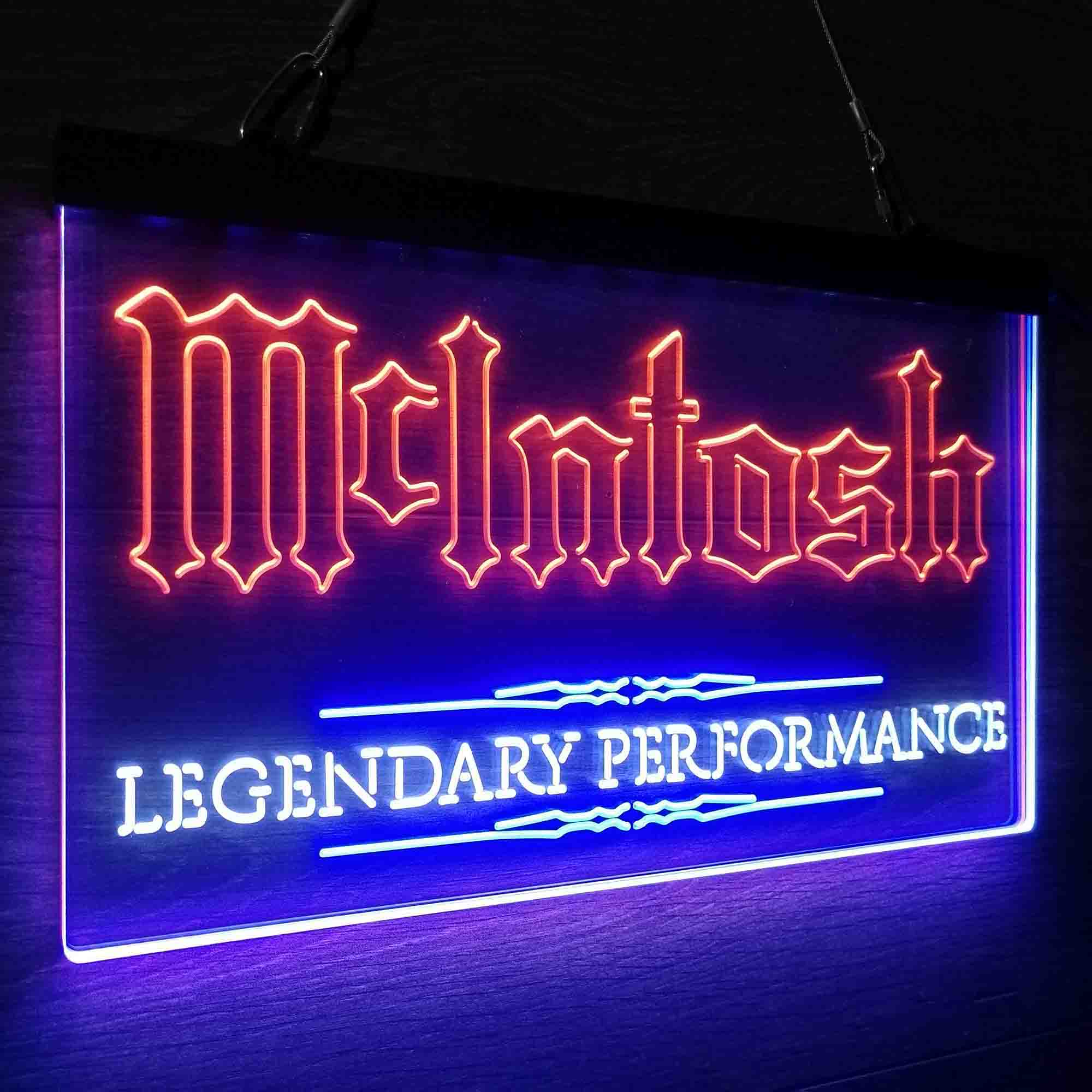 Mcintosh Neon LED Sign 3 Colors