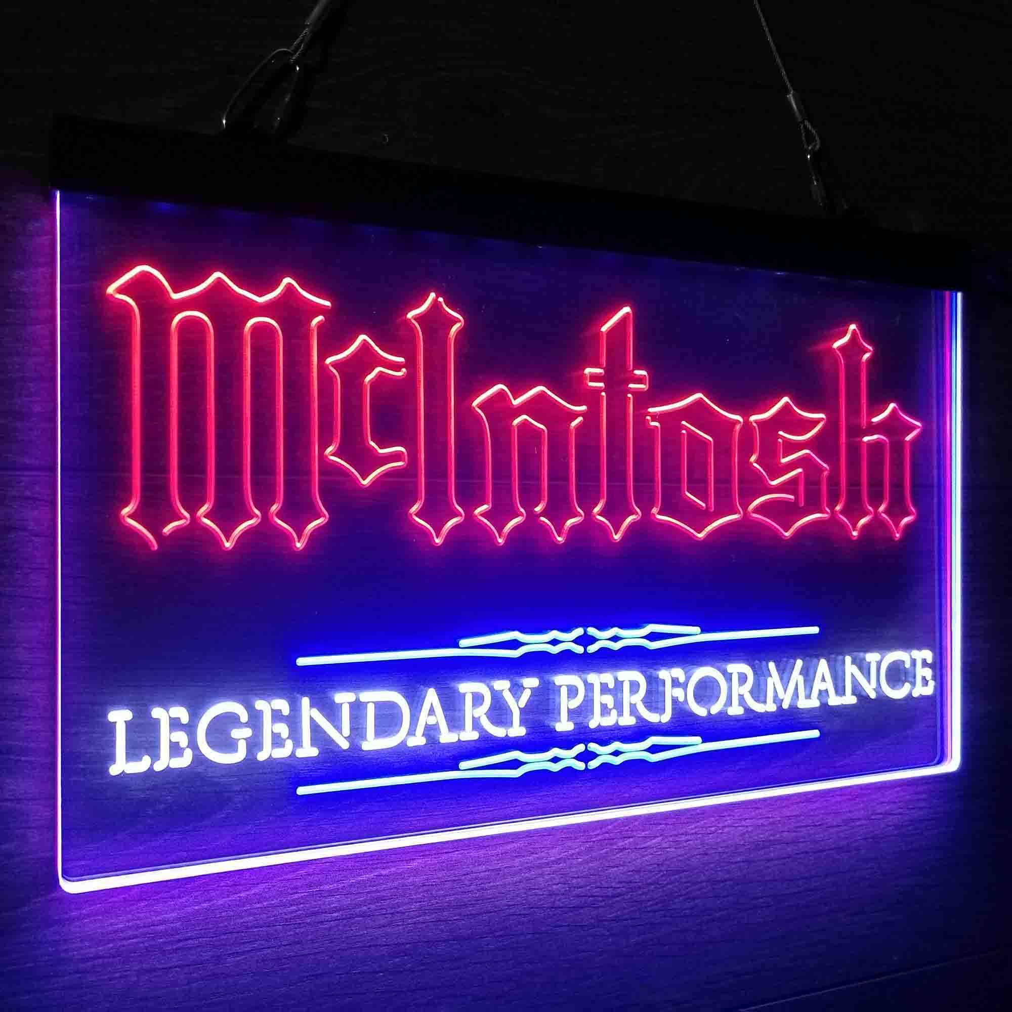 Mcintosh Neon LED Sign 3 Colors