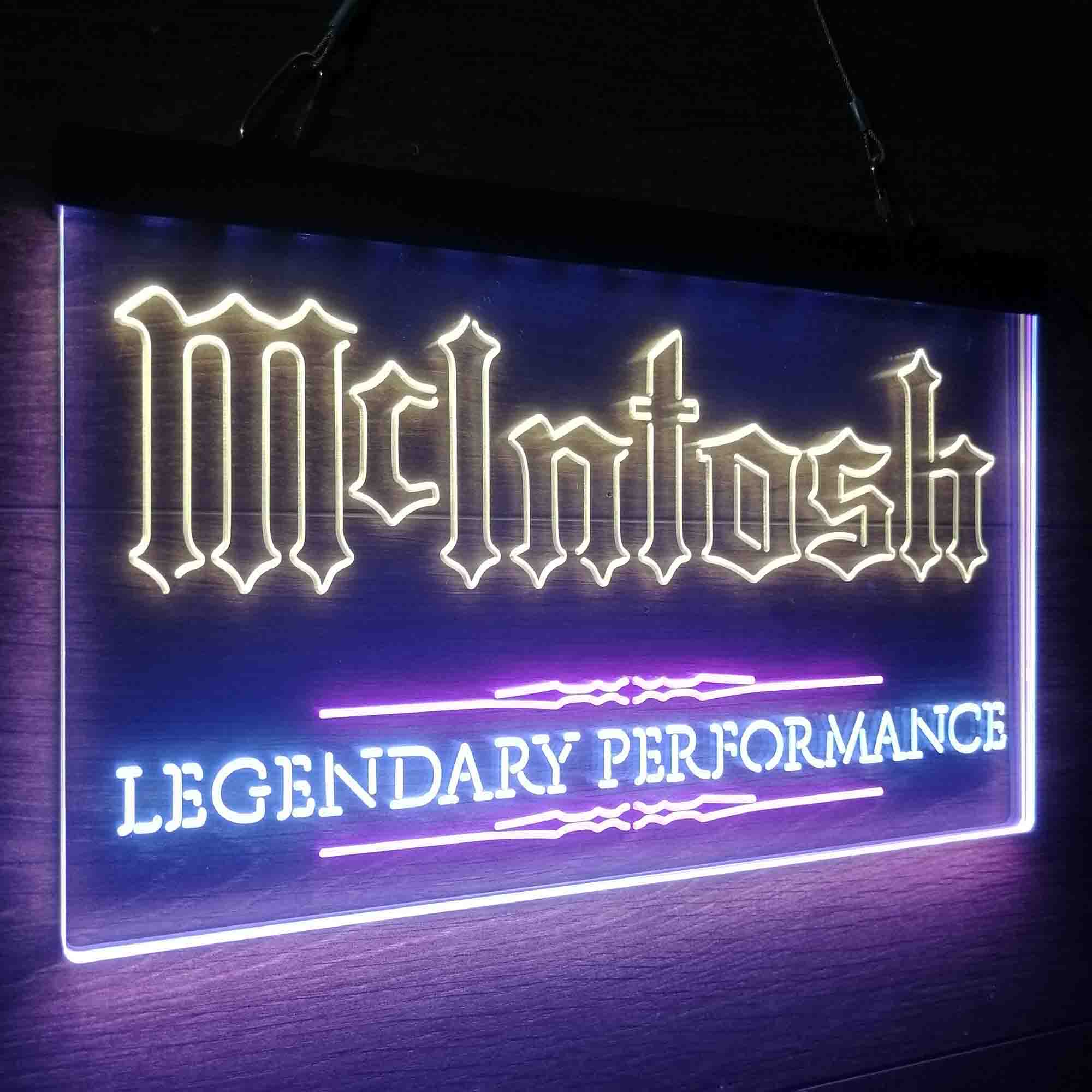 Mcintosh Neon LED Sign 3 Colors