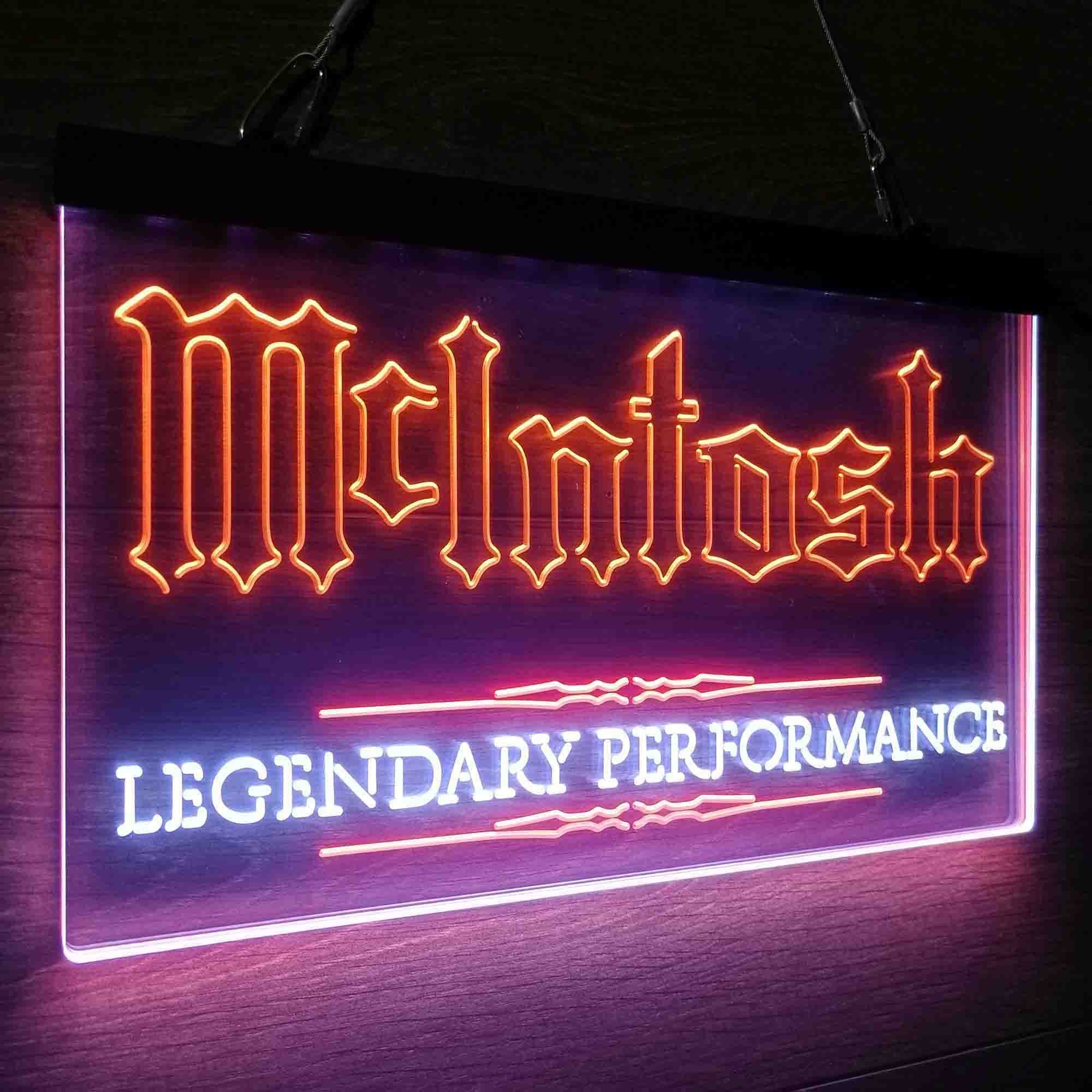 Mcintosh Neon LED Sign 3 Colors