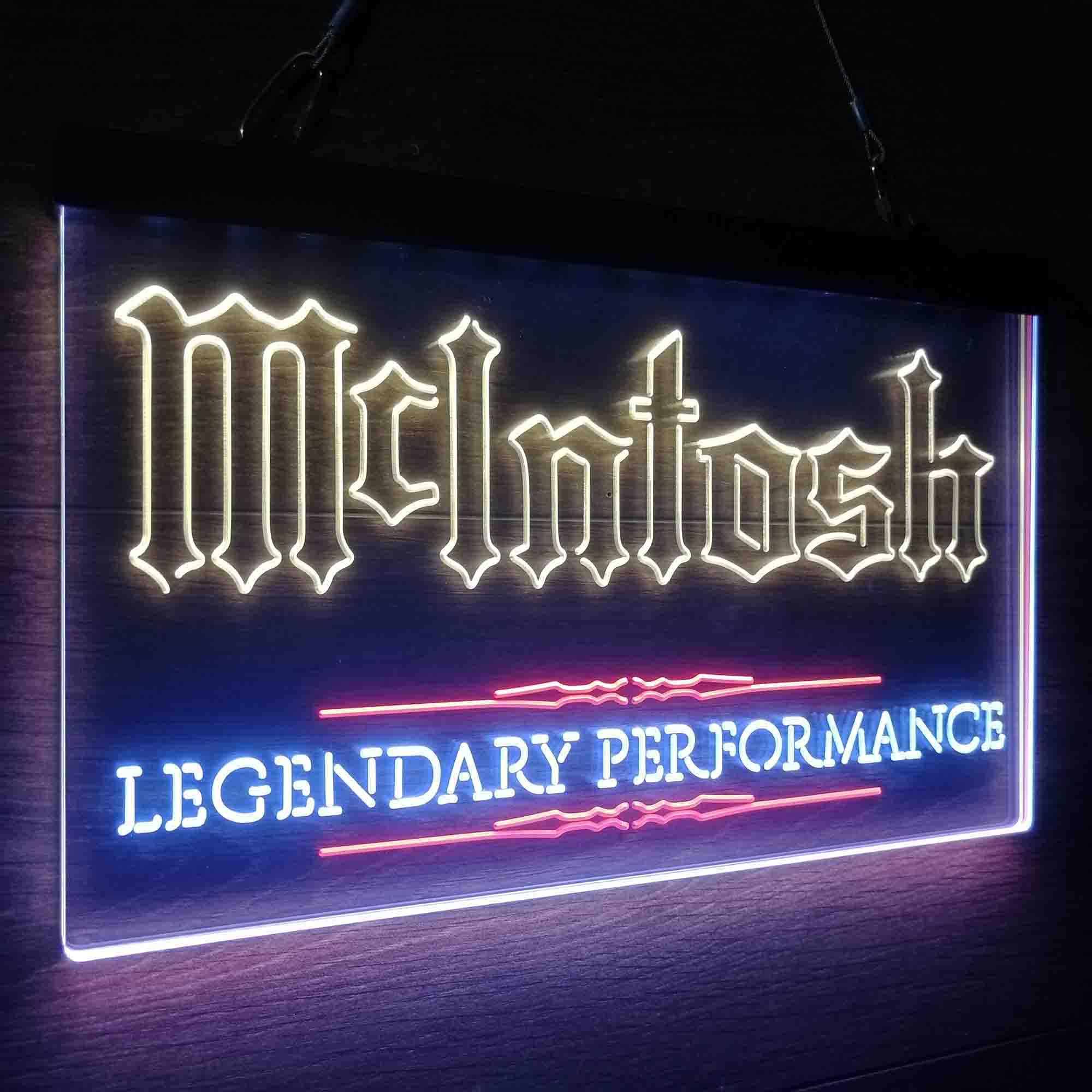 Mcintosh Neon LED Sign 3 Colors