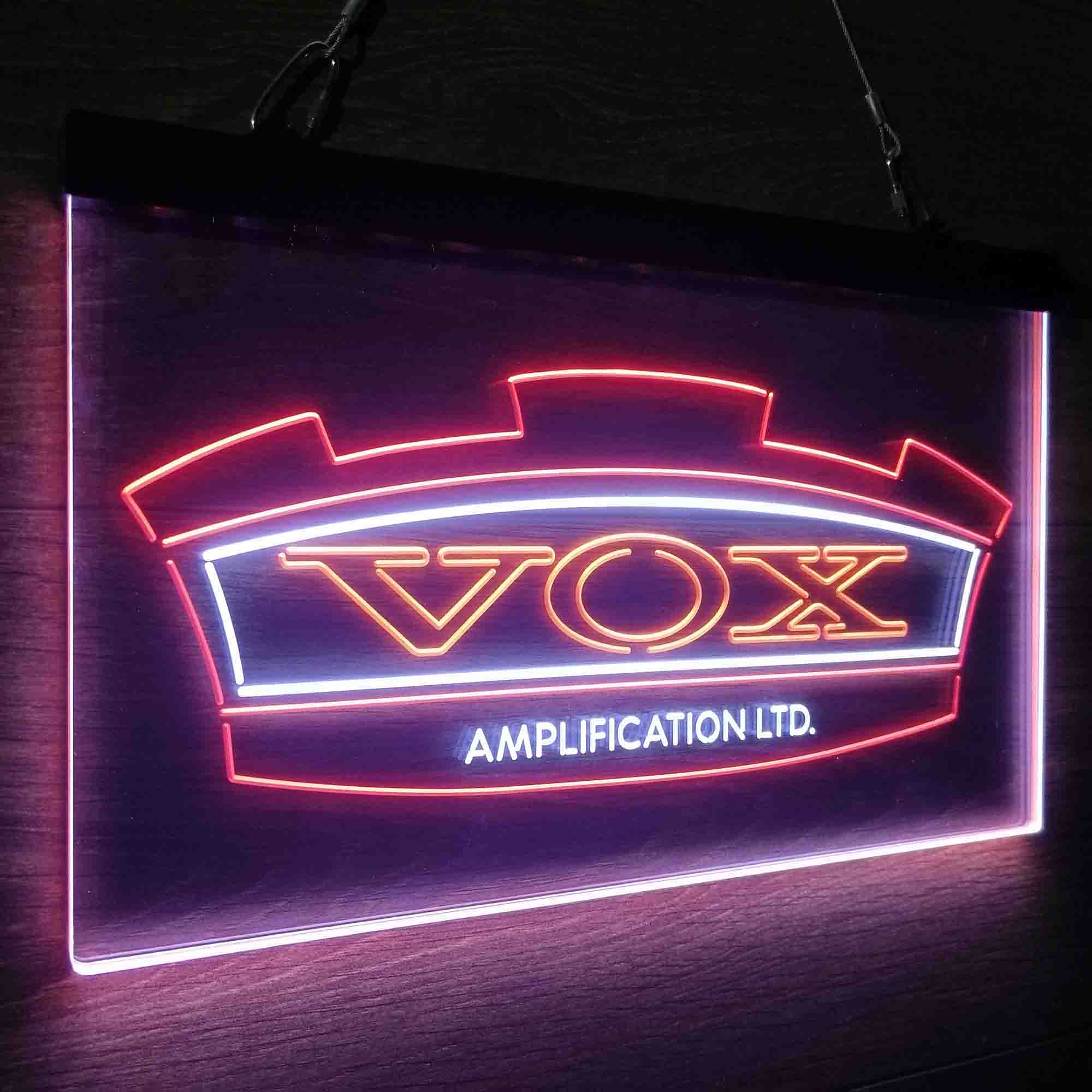 VOX Amplification Neon LED Sign 3 Colors