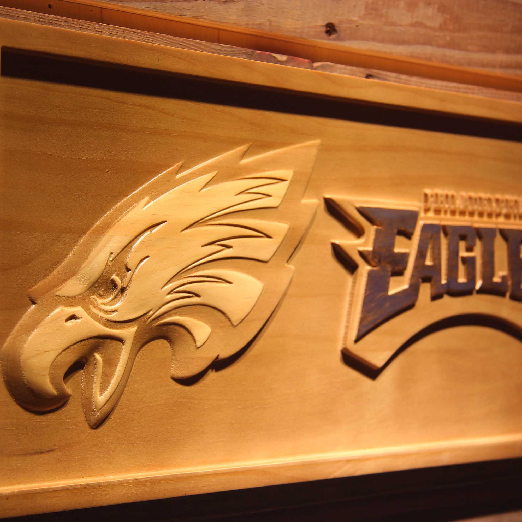 Philadelphia Eagles,nfl 3D Solid Wooden Craving Sign