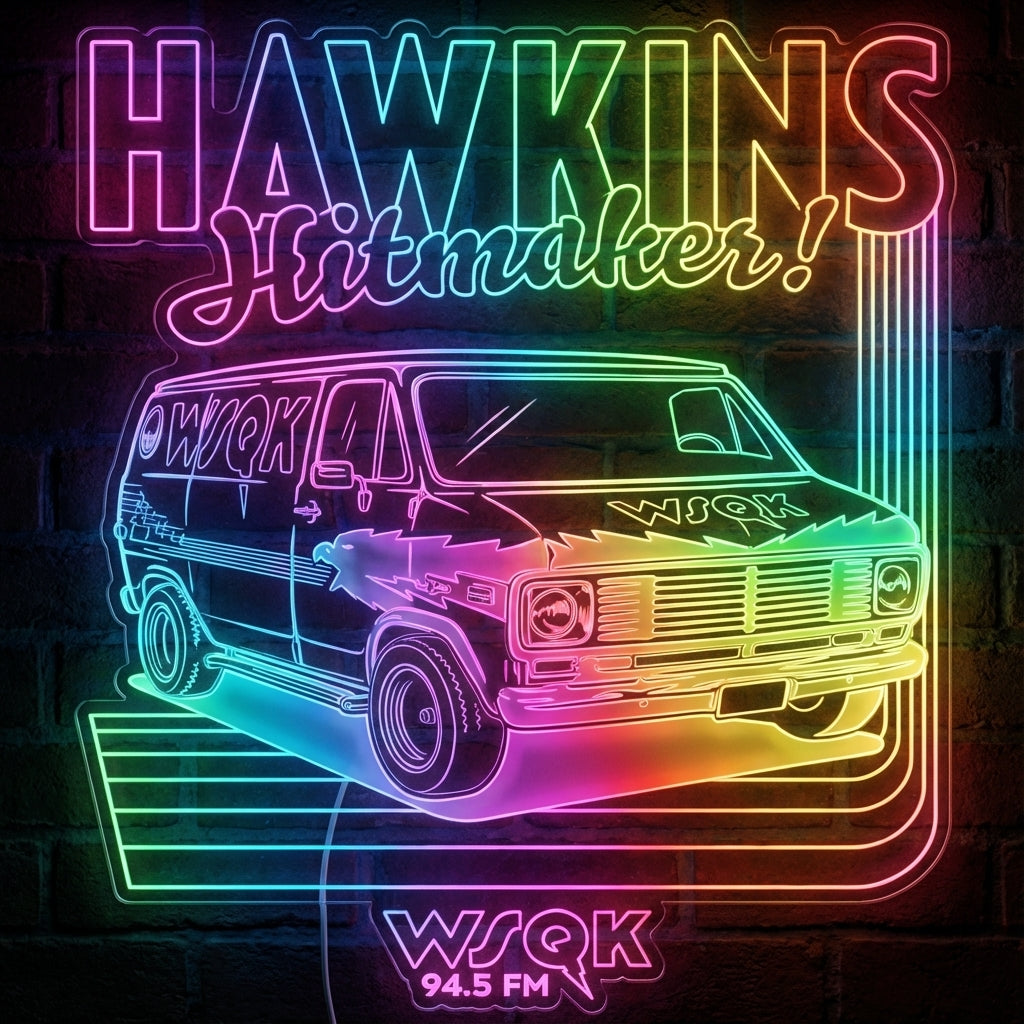 Stranger Things WSQK 94.5 FM | LEDLABCAVE