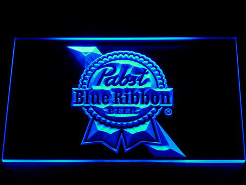 Pabst Blue Ribbon Beer Neon Light LED Sign