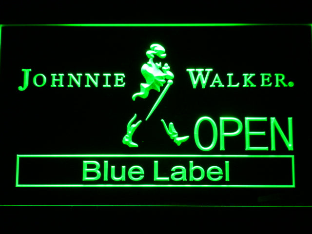 Johnnie Walker Blue Label Open Neon Light LED Sign