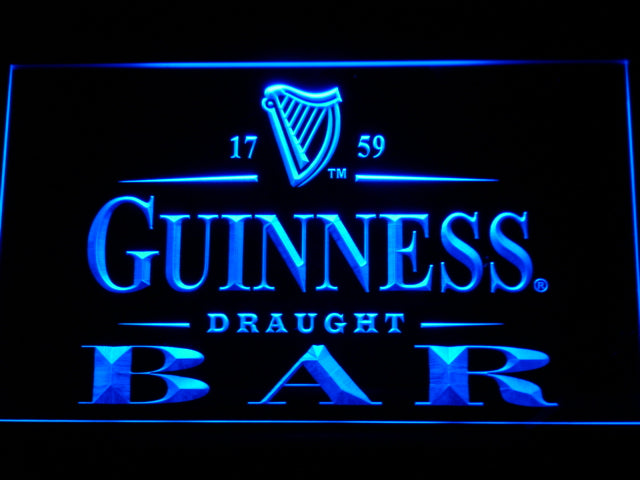 Guinness Draught Beer Bar Neon Light LED Sign