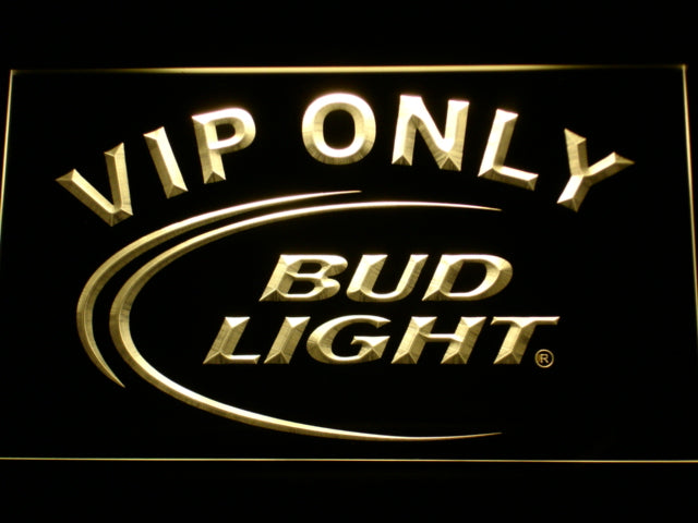 Bud Light Vip Only Neon Sign - LED LAB CAVE