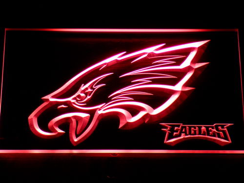Philadelphia Eagles Football Neon Light LED Sign Man Cave Light Up Sign