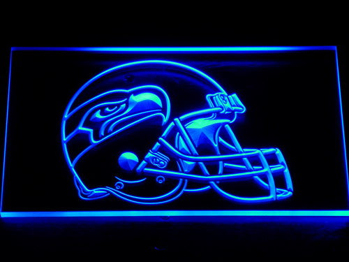 Seattle Seahawks Helmet Neon Light LED Sign
