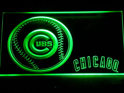 Chicago Cubs Bar Neon Light LED Sign