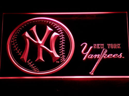 NYY Baseball Neon Light LED Sign