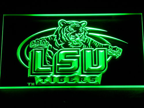 LSU Tigers Football Neon Light LED Sign Man Cave Light Up Sign