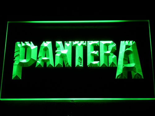 Pantera Heavy Metal Band Neon Light LED Sign