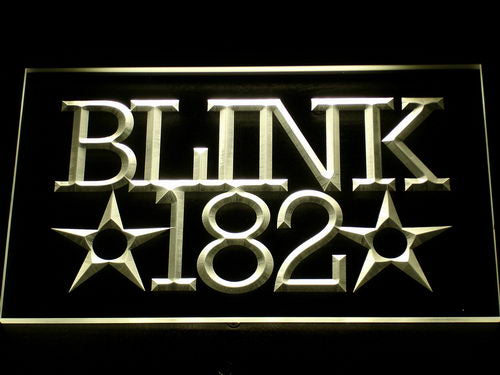 Blink 182 Rock Band Neon Light LED Sign