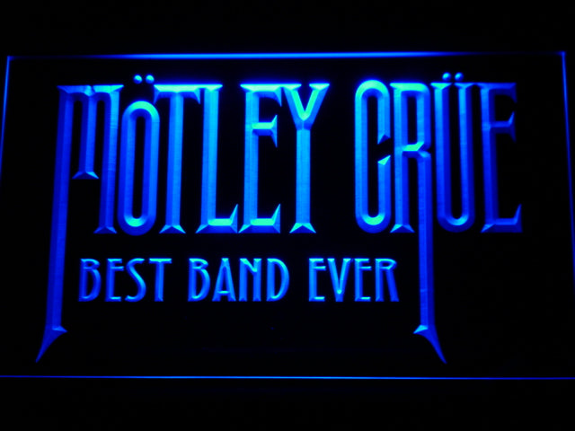 Motley Crue Best Band Ever Metal Band Neon Light LED Sign