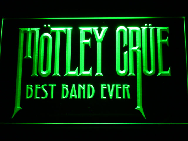 Motley Crue Best Band Ever Metal Band Neon Light LED Sign