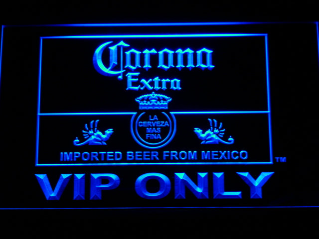 Corona Extra Vip Only Neon Light LED Sign