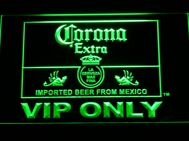 Corona Extra Vip Only Neon Light LED Sign