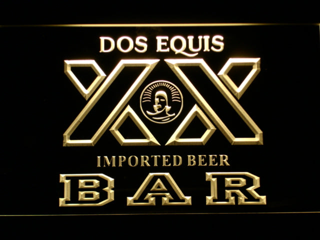 Dos Equis XX Beer Bar Neon Light LED Sign