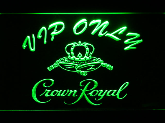 Crown Royal Vip Only Neon Light LED Sign