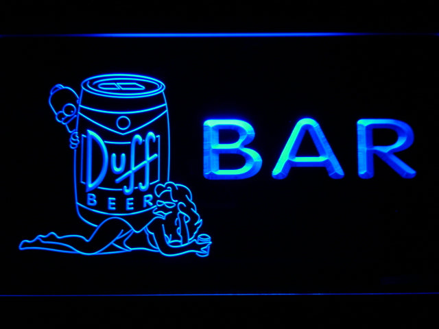 Duff Simpsons Bar Neon Light LED Sign