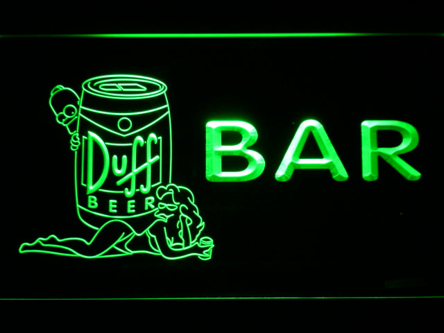 Duff Simpsons Bar Neon Light LED Sign