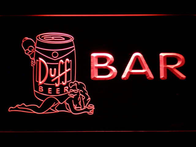 Duff Simpsons Bar Neon Light LED Sign