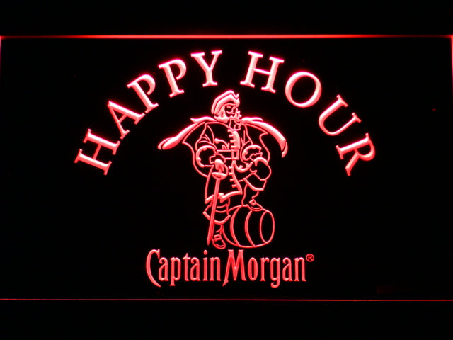 Captain Morgan Happy Hour Neon Light LED Sign