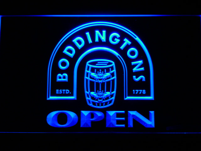 Boddingtons Open Neon Light LED Sign